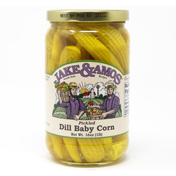 J&A Pickled Dill Baby Corn 12/16oz