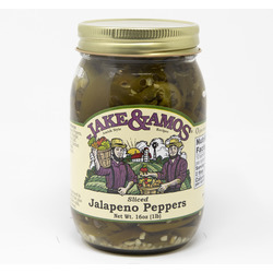 J&A Sliced Jalapeno Peppers 12/16oz