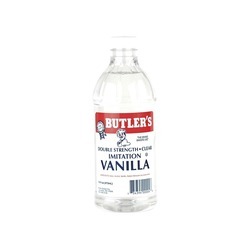 Clear Double Strength Imitation Vanilla 12/16oz