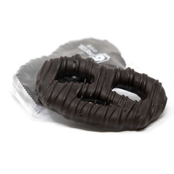 Dark Chocolate Pretzels, Wrapped 6lb
