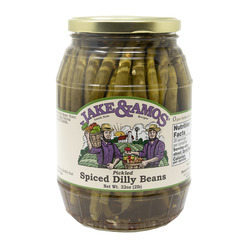 J&A Pickled Spiced Dilly Beans 12/32oz