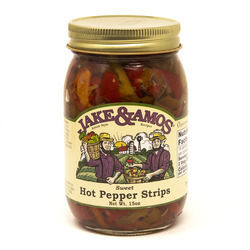 J&A Sweet & Hot Pepper Strips 12/15oz