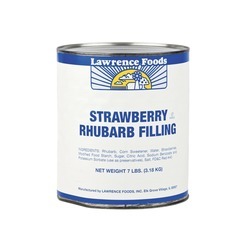 Strawberry Rhubarb Pie Filling 6/10