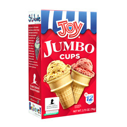 Jumbo Cake Cone Cups 12/12ct