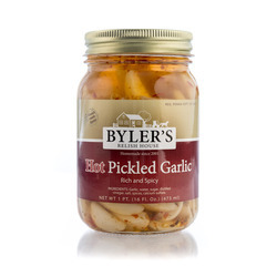 Hot Pickled Garlic 12/16oz