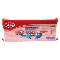 Strawberry Sugar Wafers 12/11oz