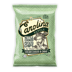 Cream Cheese & Chive Kettle Cooked Potato Chips 14/5oz
