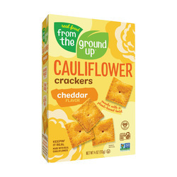 Cheddar Flavored Cauliflower Crackers 6/4oz