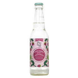 Strawberry Mint Lemongrass Flavored Botanical Soda 12/12oz