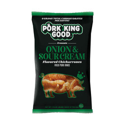 Onion & Sour Cream Flavored Pork Rinds 12/1.75oz