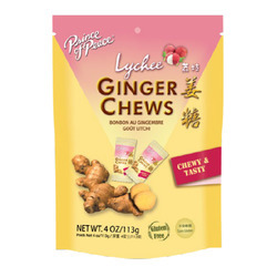 Lychee Ginger Chews 12/4oz