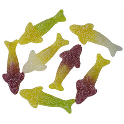 Sour Gummi Sharks, Vegan 6/4.4lb