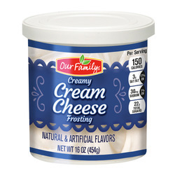 Ready-to-Spread Cream Cheese Frosting 12/16oz