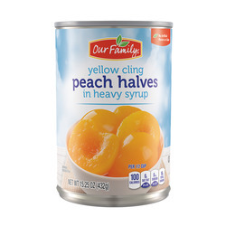 Yellow Cling Peach Halves 12/15.25oz