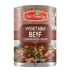Vegetable Beef Soup, Condensed 24/10.5oz