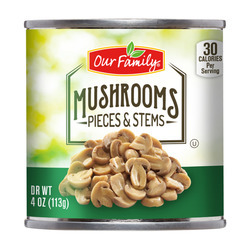 Mushroom Pieces & Stems 24/4oz