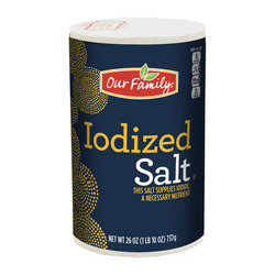 Iodized Salt 24/26oz