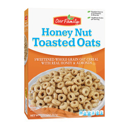 Honey Nut Toasted Oats Cereal 12/12.25oz