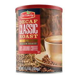 Decaf Ground Coffee 6/11.3oz