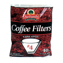White Cone Coffee Filter 40ct