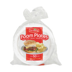 Foam Plates 12/50ct