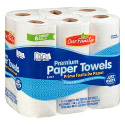 Paper Towels Select-A-Size 6ct