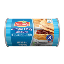 Jumbo Buttermilk Flakey Biscuits 12/8ct