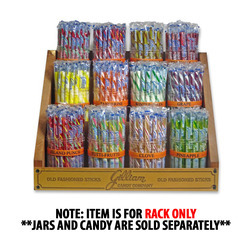 12 Jar Rack Display - Jars and Candy NOT Included 1ea