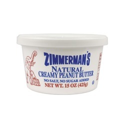 Natural Peanut Butter, No Salt 12/15oz