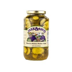 J&A Bread & Butter Pickle Chips 12/33oz