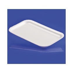 17S White Foam Tray 8"x5" 1000ct