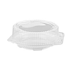8" Hinge Pie Container #LBH882 3.5" High Dome 100ct