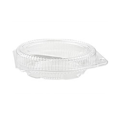 10" Hinge Pie Container #LBH111 2.5" Low Dome 100ct