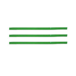 4" Green Bag Ties 2000ct