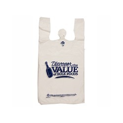 "Discover The Value Of Bulk Foods" T-Shirt Sacks 12"x7"x22.5" 1000ct
