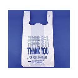 "Thank You" T-Shirt Sacks, 11.5x6.5x21.5 1000ct