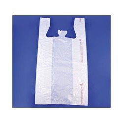Plain White T-Shirt Sacks 12x7x22 1000ct