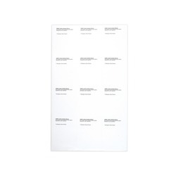 Ingredient Labels (8.5 x 14) 12ct/1 sheet