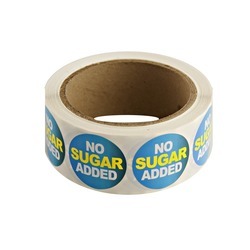Blue "No Sugar Added" Label s 500ct