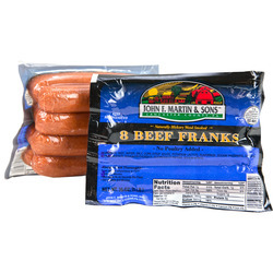 Beef Franks 12/1lb