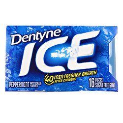 Peppermint Dentyne ICE 9/16pc