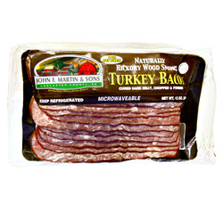 John F Martin Turkey Bacon Vac Pack 12/12oz