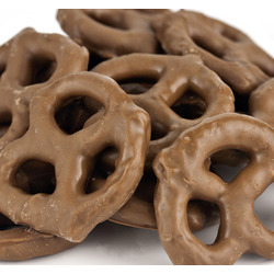 Milk Chocolate Mini Pretzels 15lb